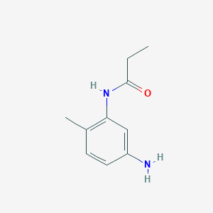 molecular formula C10H14N2O B187096 N-(5-氨基-2-甲基苯基)丙酰胺 CAS No. 436089-02-0