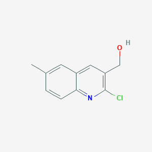 molecular formula C11H10ClNO B187100 2-氯-6-甲基喹啉-3-甲醇 CAS No. 123637-97-8