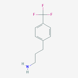 B187105 3-(4-(Trifluoromethyl)phenyl)propan-1-amine CAS No. 101488-60-2