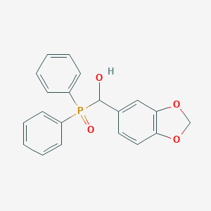 molecular formula C20H17O4P B187152 1,3-Benzodioxol-5-yl(diphenylphosphoryl)methanol CAS No. 5255-64-1