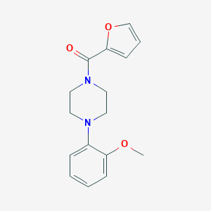 molecular formula C16H18N2O3 B187154 1-(2-Furoyl)-4-(2-methoxyphenyl)piperazine CAS No. 5272-56-0