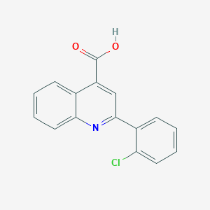 molecular formula C16H10ClNO2 B187155 2-(2-Chlorophenyl)quinoline-4-carboxylic acid CAS No. 20389-09-7