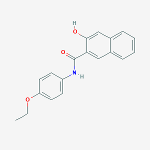 molecular formula C19H17NO3 B187161 2-萘甲酰胺，N-(4-乙氧基苯基)-3-羟基- CAS No. 4711-68-6