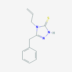 molecular formula C12H13N3S B187162 4-allyl-5-benzyl-4H-1,2,4-triazole-3-thiol CAS No. 21358-12-3