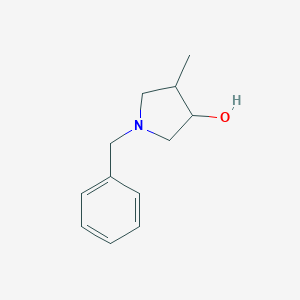 molecular formula C12H17NO B187164 1-Benzyl-4-methylpyrrolidin-3-ol CAS No. 143728-93-2