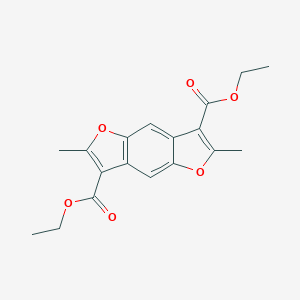 molecular formula C18H18O6 B187172 2,6-二甲基呋喃[2,3-f][1]苯并呋喃-3,7-二甲酸二乙酯 CAS No. 7674-99-9