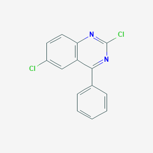 molecular formula C14H8Cl2N2 B187182 2,6-二氯-4-苯基喹唑啉 CAS No. 5185-54-6