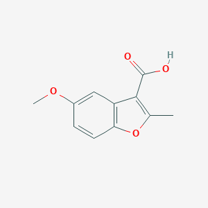 molecular formula C11H10O4 B187185 5-甲氧基-2-甲基苯并呋喃-3-甲酸 CAS No. 29735-88-4