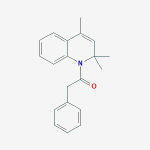 molecular formula C20H21NO B187191 2,2,4-Trimethyl-1-(phenylacetyl)-1,2-dihydroquinoline CAS No. 5305-22-6
