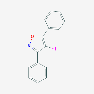molecular formula C15H10INO B187195 4-Iodo-3,5-diphenylisoxazole CAS No. 24768-82-9
