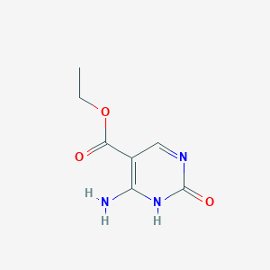 molecular formula C7H9N3O3 B187205 Ethyl 4-amino-2-hydroxypyrimidine-5-carboxylate CAS No. 20187-46-6