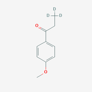 molecular formula C10H12O2 B018722 4'-Methoxypropiophenone-methyl-d3 CAS No. 89717-81-7