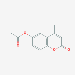 molecular formula C12H10O4 B187224 Acetic acid 4-methyl-2-oxo-2H-chromen-6-yl ester CAS No. 6345-65-9