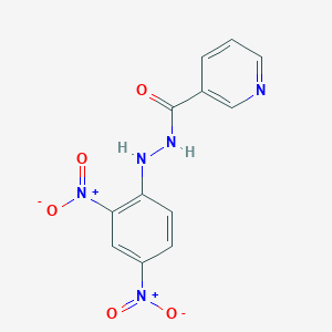 B187230 N'-(2,4-dinitrophenyl)pyridine-3-carbohydrazide CAS No. 5569-01-7