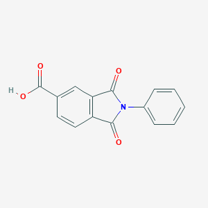 molecular formula C15H9NO4 B187233 1,3-二氧代-2-苯基异吲哚啉-5-羧酸 CAS No. 4649-27-8