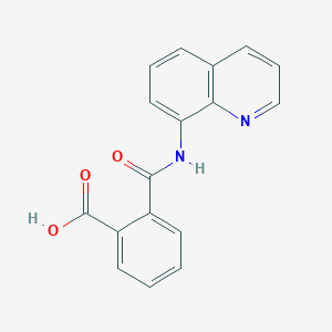 B187246 2-(Quinolin-8-ylcarbamoyl)benzoic acid CAS No. 17332-36-4