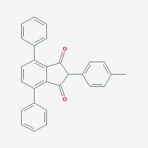 B187254 2-(4-methylphenyl)-4,7-diphenyl-1H-indene-1,3(2H)-dione CAS No. 63002-41-5