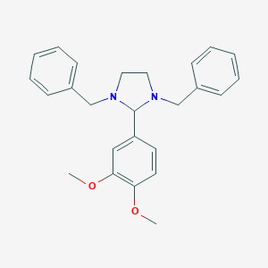 B187256 1,3-Dibenzyl-2-(3,4-dimethoxyphenyl)imidazolidine CAS No. 5105-25-9