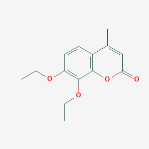 B187264 7,8-diethoxy-4-methyl-2H-chromen-2-one CAS No. 40713-24-4