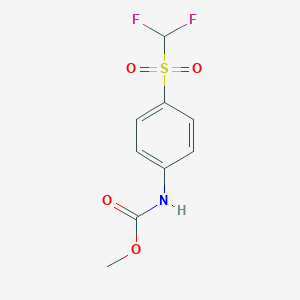 B187265 methyl N-[4-(difluoromethylsulfonyl)phenyl]carbamate CAS No. 5571-32-4