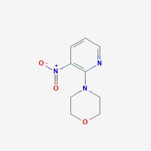 molecular formula C9H11N3O3 B187270 4-(3-硝基吡啶-2-基)吗啉 CAS No. 24255-27-4