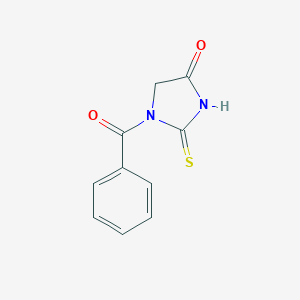 molecular formula C10H8N2O2S B187274 1-Benzoyl-2-thiohydantoin CAS No. 577-47-9
