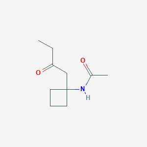 Acetamide, N-[1-(2-oxobutyl)cyclobutyl]-