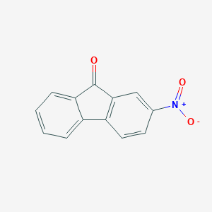 molecular formula C13H7NO3 B187283 2-Nitro-9-fluorenone CAS No. 3096-52-4