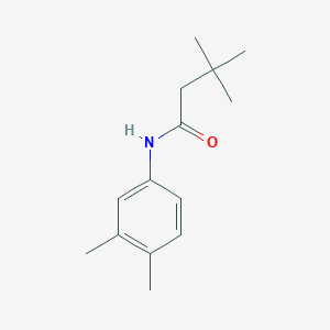 N-(3,4-dimethylphenyl)-3,3-dimethylbutanamide