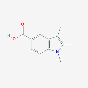 molecular formula C12H13NO2 B187301 1,2,3-Trimethyl-1H-indole-5-carboxylic acid CAS No. 356773-97-2
