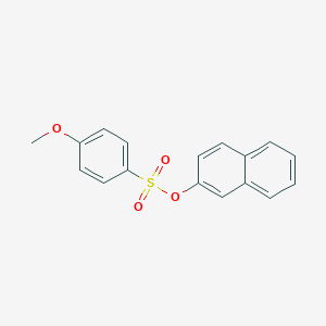 molecular formula C17H14O4S B187303 Naphthalen-2-yl 4-methoxybenzenesulfonate CAS No. 333311-12-9