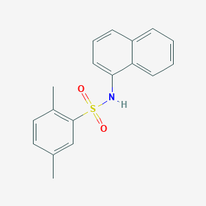 molecular formula C18H17NO2S B187304 2,5-dimethyl-N-(1-naphthyl)benzenesulfonamide CAS No. 61296-31-9