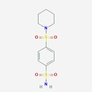 molecular formula C11H16N2O4S2 B187309 4-Piperidin-1-ylsulfonylbenzenesulfonamide CAS No. 1150-21-6