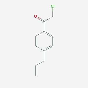 molecular formula C11H13ClO B018731 2-Chloro-1-(4-propyl-phenyl)-ethanone CAS No. 105443-49-0