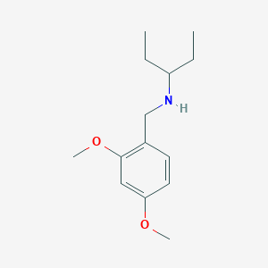 molecular formula C14H23NO2 B187344 (2,4-Dimethoxybenzyl)(1-ethylpropyl)amine CAS No. 416891-71-9