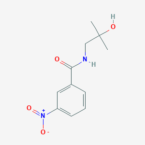 molecular formula C11H14N2O4 B187355 N-(2-hydroxy-2-methylpropyl)-3-nitrobenzamide CAS No. 6332-97-4