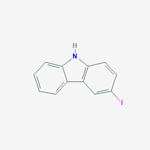 molecular formula C12H8IN B187380 3-碘-9H-咔唑 CAS No. 16807-13-9