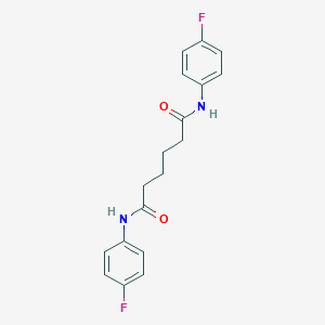 molecular formula C18H18F2N2O2 B187387 N,N'-bis(4-fluorophenyl)hexanediamide CAS No. 307340-12-1