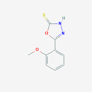 molecular formula C9H8N2O2S B187419 5-(2-Methoxyphenyl)-1,3,4-oxadiazole-2-thiol CAS No. 69844-25-3