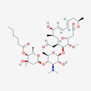 molecular formula C41H69NO14 B018742 Leucomicina A13 CAS No. 78897-52-6