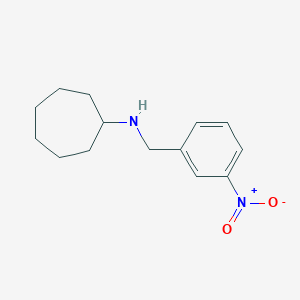 molecular formula C14H20N2O2 B187426 N-(3-nitrobenzyl)cycloheptanamine CAS No. 332108-56-2