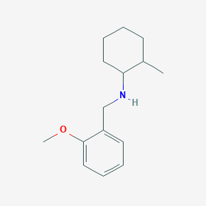 molecular formula C15H23NO B187433 (2-Methoxybenzyl)(2-methylcyclohexyl)amine CAS No. 355382-41-1