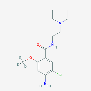 molecular formula C14H22ClN3O2 B018745 Métoclopramide-d3 CAS No. 1216522-89-2