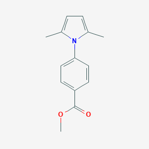 molecular formula C14H15NO2 B187450 4-(2,5-二甲基-1H-吡咯-1-基)苯甲酸甲酯 CAS No. 26165-66-2