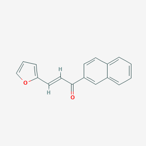 molecular formula C17H12O2 B187456 3-(Furan-2-yl)-1-(naphthalen-2-yl)prop-2-en-1-one CAS No. 15462-59-6