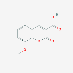 molecular formula C11H8O5 B187457 8-Methoxy-2-oxo-2H-chromene-3-carboxylic acid CAS No. 2555-20-6
