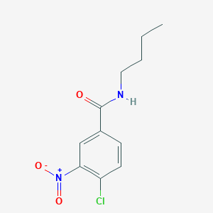 molecular formula C11H13ClN2O3 B187466 N-butyl-4-chloro-3-nitrobenzamide CAS No. 59320-12-6