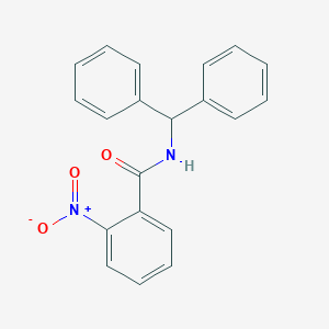 molecular formula C20H16N2O3 B187468 N-benzhydryl-2-nitrobenzamide CAS No. 88229-33-8