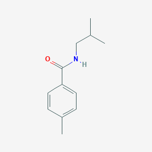 molecular formula C12H17NO B187473 4-methyl-N-(2-methylpropyl)benzamide CAS No. 88358-24-1