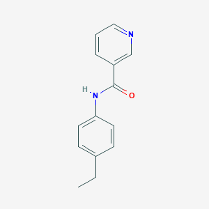 molecular formula C14H14N2O B187475 N-(4-ethylphenyl)nicotinamide CAS No. 75075-25-1